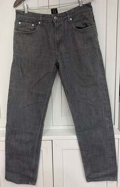 Goodale The Tailored Tapered Gray Cotton Jeans Size 34